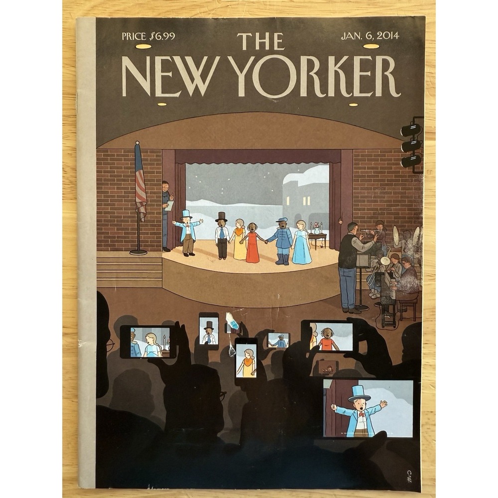 The New Yorker Magazine January 6, 2014 All Together Now by Chris Ware
